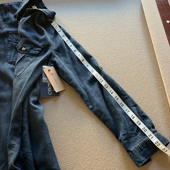 CREMIEUX Jay ShirtDress Denim Dark Indigo- Size XS - Picture 11 of 11